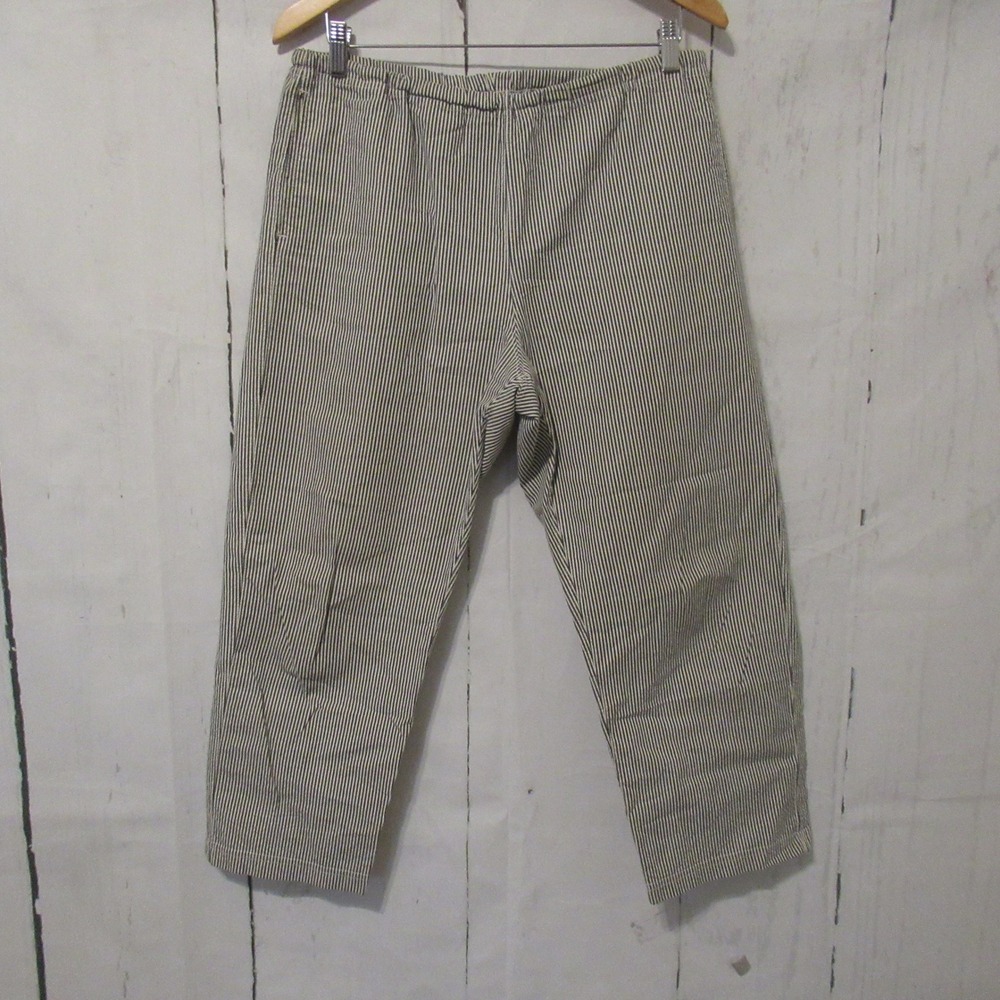 Engineered Garments Pants 3 32 Stripe Seersucker Pull On Cropped Quiet Luxury